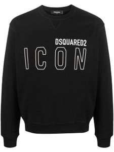 DSQUARED2 sweat à logo Icon imprimé - Noir