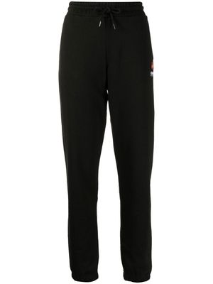 Kenzo pantalon de jogging à lien de resserrage - Noir