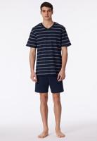 Schiesser Schiesser Pyjama Short 159621 darkblue 58/3XL