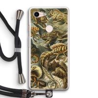 Haeckel Lacertilia: Pixel 3 Transparant Hoesje met koord