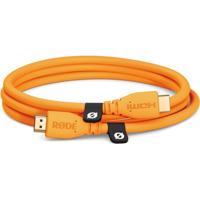 Rode HDMI kabel 1,5m oranje Rode HDMI kabel 1,5m oranje