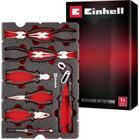 Einhell Zangen-Set 9-tlg.Einleger Pad 370522 Inlegstuk Rood/zwart