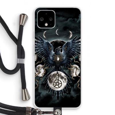 Sinister Wings: Pixel 4 Transparant Hoesje met koord