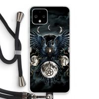 Sinister Wings: Pixel 4 Transparant Hoesje met koord