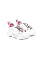 Moschino Kids baskets Teddy Bear à ornements en cristal - Blanc - thumbnail