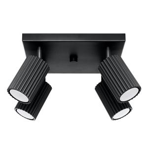 Plafondlamp KARBON 4 zwart