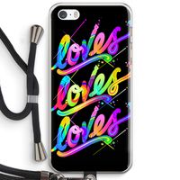 Loves: iPhone 5 / 5S / SE Transparant Hoesje met koord