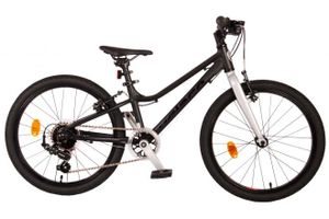 Volare dynamic kinderfiets - jongens - 20 inch - mat zwart - 7 versnellingen - prime collection