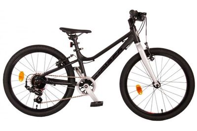 Volare dynamic kinderfiets - jongens - 20 inch - mat zwart - 7 versnellingen - prime collection