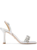 Badgley Mischka sandales Leanna 85 - Argent - thumbnail