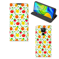 Xiaomi Redmi Note 9 Flip Style Cover Fruits - thumbnail