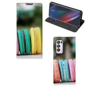 OPPO Find X3 Neo Flip Style Cover Macarons