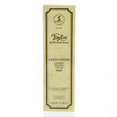 Taylor of Old Bond Street Shaving Cream Sandalwood Tube 75ml