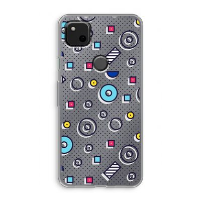 8-bit N°9: Google Pixel 4a Transparant Hoesje
