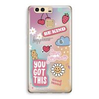 Positivity: Huawei P9 Transparant Hoesje