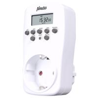 Alecto DTS-814 - Digitale tijdschakelklok, wit