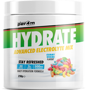 PER4M Hydration Electrolyte Mix Gummy Worms (210 g)