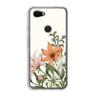 Floral bouquet: Google Pixel 3a Transparant Hoesje