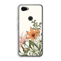 Floral bouquet: Google Pixel 3a Transparant Hoesje