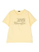 Il Gufo t-shirt en coton à imprimé graphique - Jaune - thumbnail