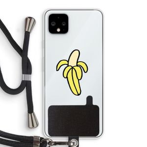 Banana: Pixel 4 XL Transparant Hoesje met koord