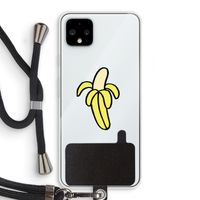 Banana: Pixel 4 XL Transparant Hoesje met koord