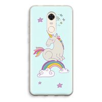 Regenboog eenhoorn: Xiaomi Redmi 5 Transparant Hoesje