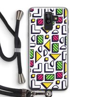 8-bit N°4: Samsung Galaxy J8 (2018) Transparant Hoesje met koord