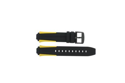 Horlogeband Tissot T1114173720100 / T603040819 Silicoon Zwart 18mm