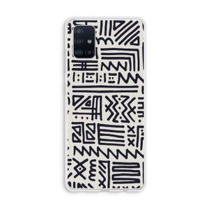 Marrakech print: Galaxy A51 4G Transparant Hoesje