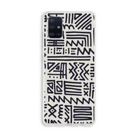 Marrakech print: Galaxy A51 4G Transparant Hoesje Marrakech print: Galaxy A51 4G Transparant Hoesje