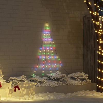 LED Kerstboom met 112 LED Multikleur 511 cm Metaal