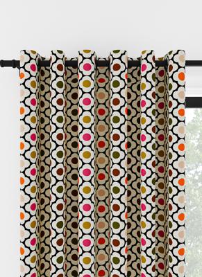 Orla Kiely - Ringgordijn - Spot Flower Ditsy Red Multi