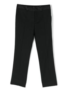 Dolce & Gabbana Kids tailored wool-blend trousers - Noir