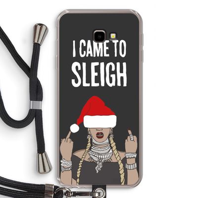 Came To Sleigh: Samsung Galaxy J4 Plus Transparant Hoesje met koord