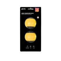 Huisdierenbal Gloria PLAY AND RUN Geel TPR M 6,35 cm 2 Stuks