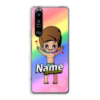 Chibi Maker man: Sony Xperia 1 III Transparant Hoesje