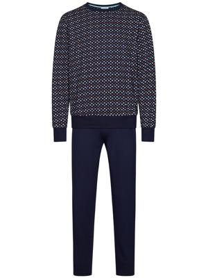 Katoenen heren pyjama grafisch