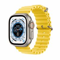 Refurbished Apple Watch Ultra 1 49 mm Ocean Geel Zichtbaar gebruikt