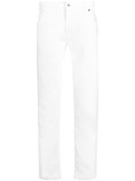 Eleventy jean cigarette à taille basse - Blanc