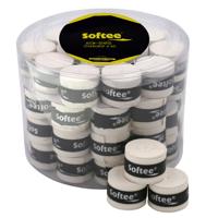 JAR OF 60 OVERGRIPS SOFTEE ADHERE WHITE