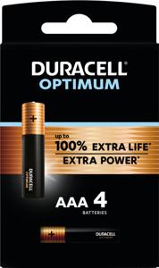 Duracell Optimum AAA batterijen (4)
