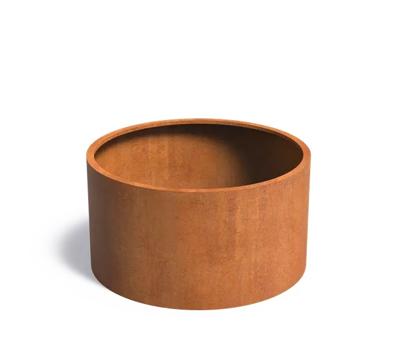 Cortenstaal plantenbak CIRCUM zonder bodem 150x80cm.