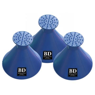 Ijskrabber - 3x - blauw - rond - trechter - krabber - multifunctioneel - auto