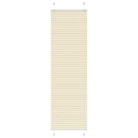 VidaXL Plissé rolgordijn 55x200 cm stofbreedte 54,4 cm polyester crème