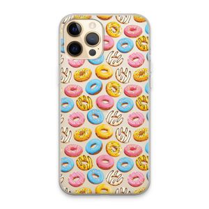 Pink donuts: iPhone 13 Pro Max Transparant Hoesje