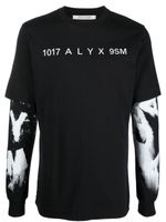 1017 ALYX 9SM t-shirt à logo imprimé - Noir - thumbnail