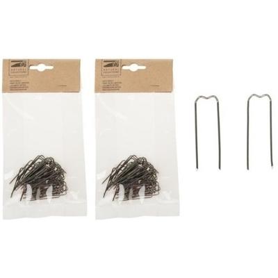 Steekkrammen klemmen - 100x stuks - 1.5 x 4 cm -?patentkrammen
