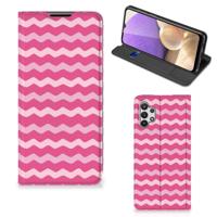 Samsung Galaxy A32 5G | Hoesje met Magneet | Waves Pink