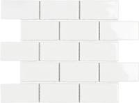 Mozaïek tegels York Wit Glans 26,5x30,9 - Rechthoek Wandtegels Geglazuurde porseleinen steengoed